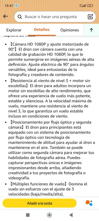 Dron Toladrone TD12PRO-E Principiantes