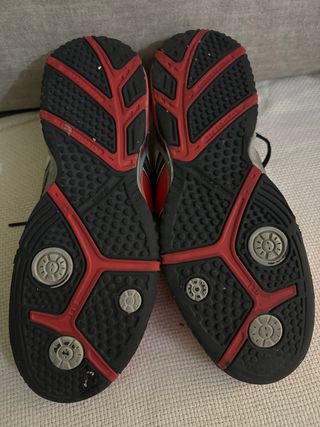 Zapatillas Padel Asics Gel Rojas y Blancas