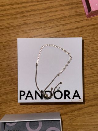 Pulsera Pandora Plata Ajustable