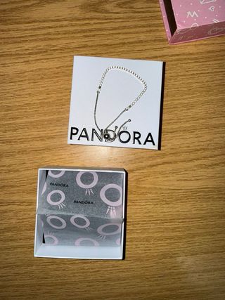 Pulsera Pandora Plata Ajustable