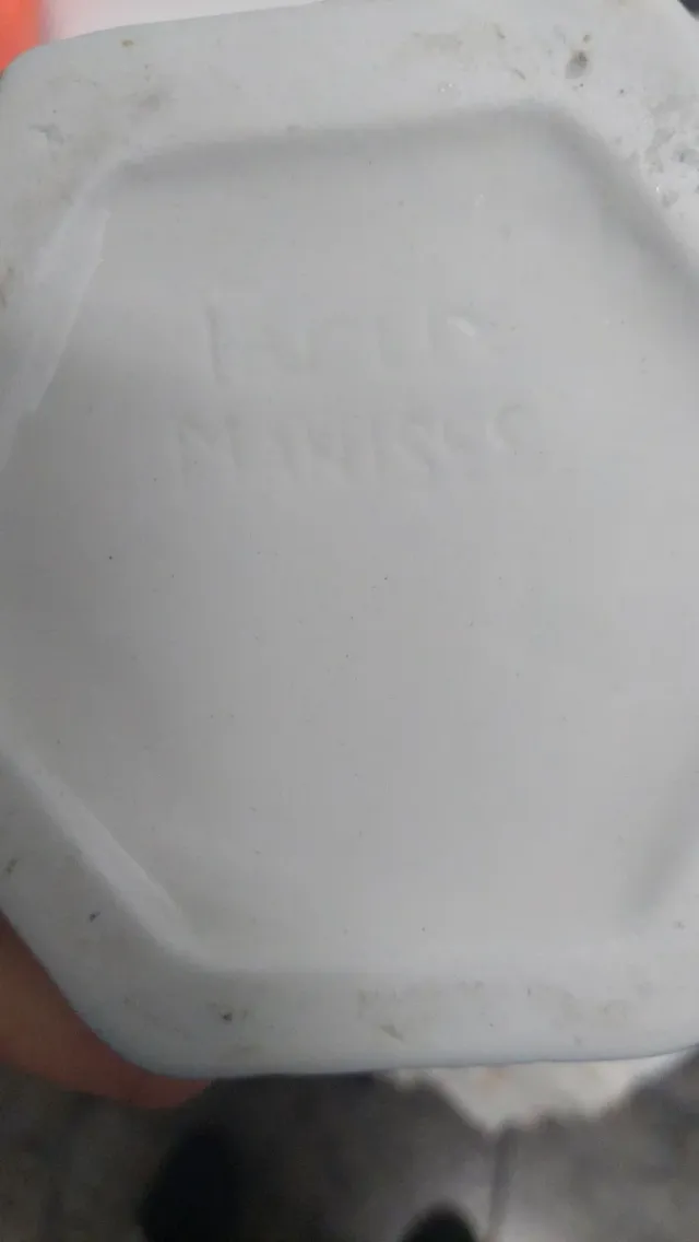 Jarrón porcelana Manises floral