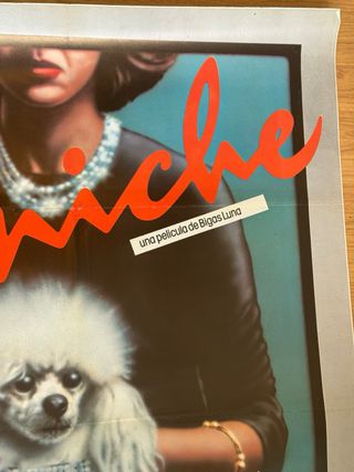 Cartel Película Camiche Bigas Luna