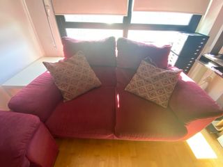 Sofá de 2 plazas en tela