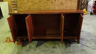 Aparador Francés Antiguo 4 Puertas Caoba