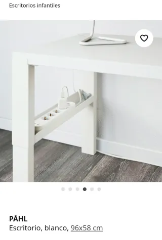 Escritorio infantil blanco.  Ikea