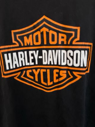 VINTAGE camiseta negra HARLEY DAVIDSON talla XL