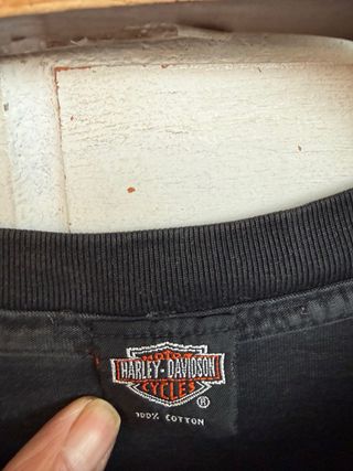 VINTAGE camiseta negra HARLEY DAVIDSON talla XL