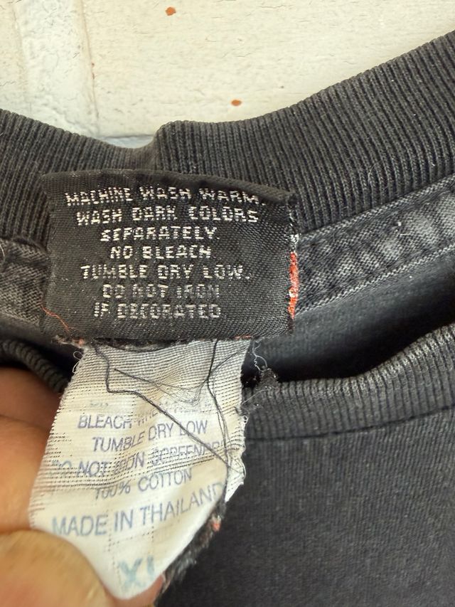 VINTAGE camiseta negra HARLEY DAVIDSON talla XL