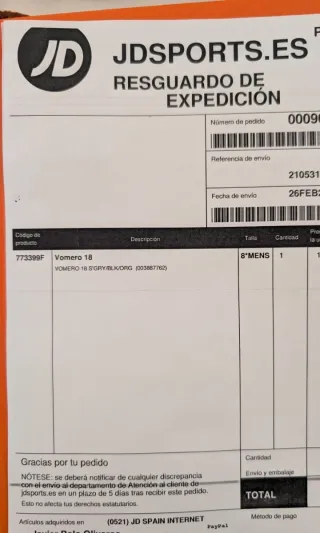 Nike Vomero 18 Talla 43 Gris