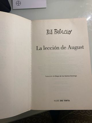 La Leccion De August (Spanish Edition)