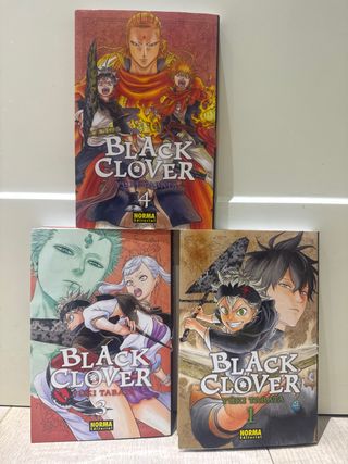 BLACK CLOVER 1, 3, 4