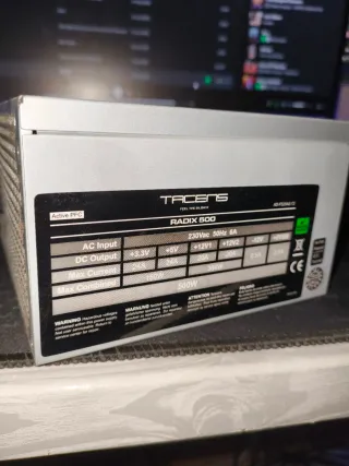 Fuente de poder Tacens Radix 500W