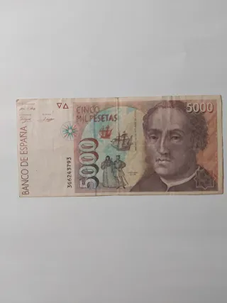 Billete 5.000 Pesetas