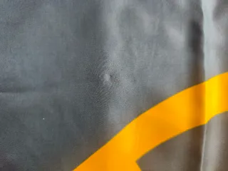 Foulard seta vintage oro e blu