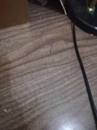 Mesa de oficina vintage con llave