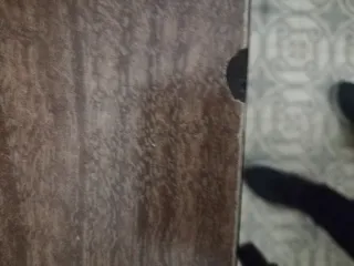 Mesa de oficina vintage con llave