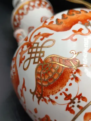 Lámpara de mesa oriental cerámica