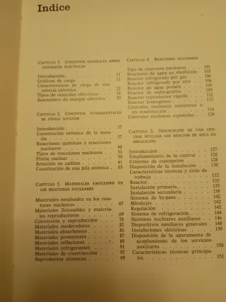 Libro vintage Centrales nucleares