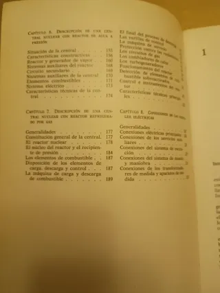 Libro vintage Centrales nucleares
