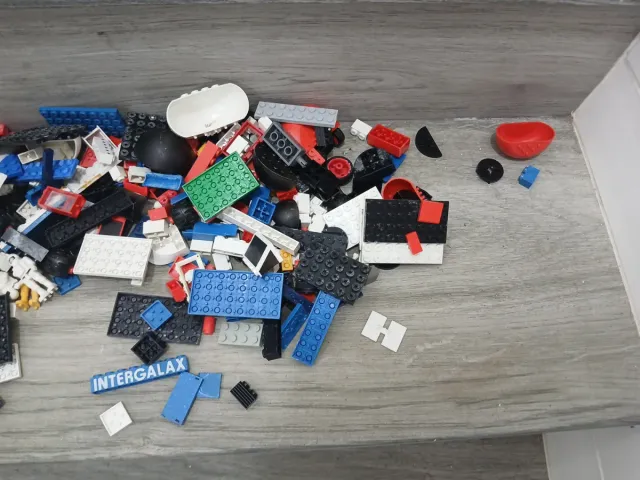 Lote de piezas de construcción