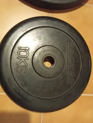 Discos de pesas y mancuerna Pack ahorro