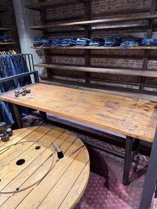 Mesa madera maciza reciclada