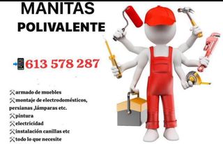 Manitas a domicilio: Electricidad, Pintura, Mueble
