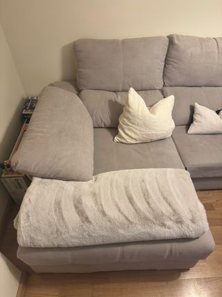 Sofá chaise longue modular 3 piezas,