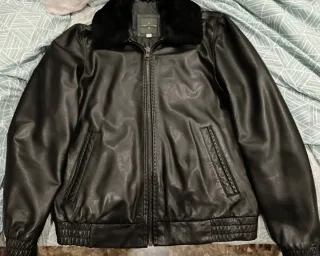 Cazadora Piel Negra Roberto Verino