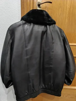 Cazadora Piel Negra Roberto Verino