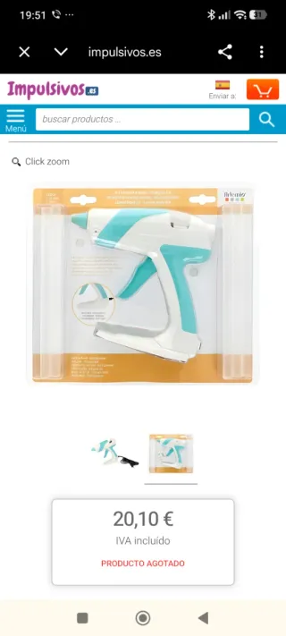 Pistola de silicona Artemio NUEVA