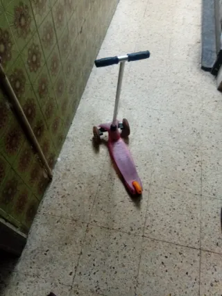 Patinete infantil 3 ruedas rosa