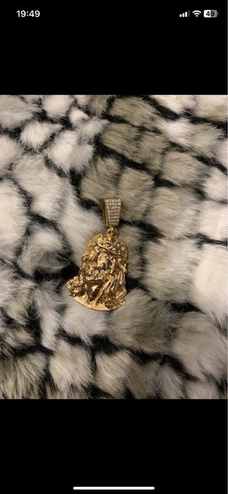 Dije Cristo Oro Laminado