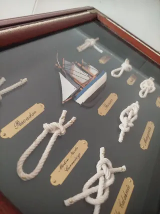 ​Cuadro de Nudos Marineros Vintage