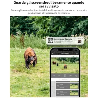 Fototrappola con pannello solare e sim 4g