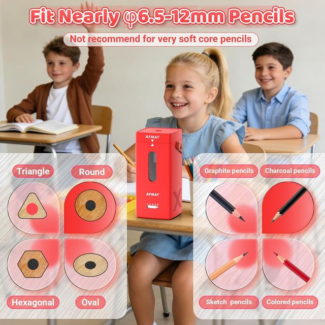 NUEVO Sacapuntas Eléctrico Automático AFMAT