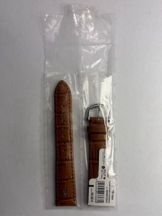 Correa piel reloj Maurice Lacroix marrón 19 mm