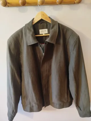 Cazadora SLN BY DELNAZ verde entretiempo