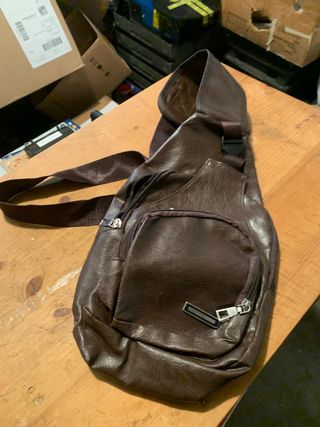 Borsa monospalla marrone