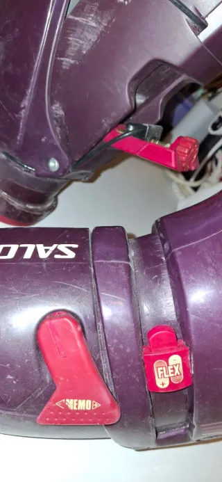 Botas de esquí Salomon 63 Color morado Número 41