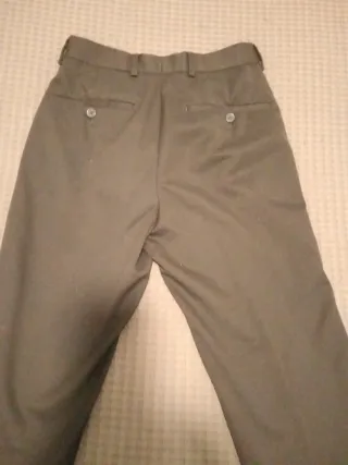 Pantalón traje de chaqueta negro para adolescente