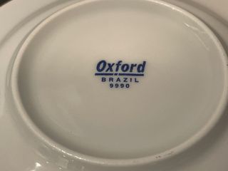Pareja platos porcelana Oxford en perfecto estado.