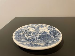 Pareja platos porcelana Oxford en perfecto estado.