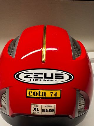 CASCO RETRO COLOR ROJO