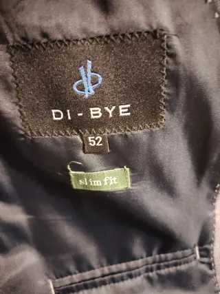 Chaqueta traje gris slim talla 52