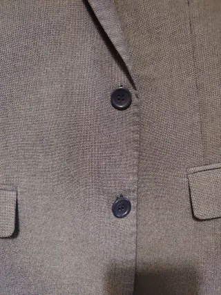 Chaqueta traje gris slim talla 52