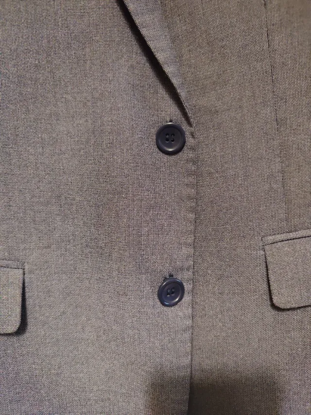 Chaqueta traje gris slim talla 52