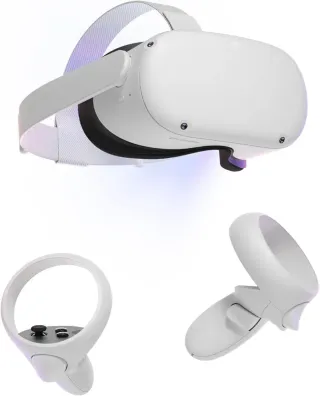 Meta Quest 2 VR Headset y Controles