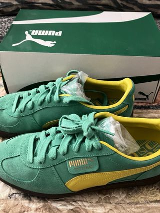 Scarpe Puma Palermo Unisex 42.5 Verde-Giallo