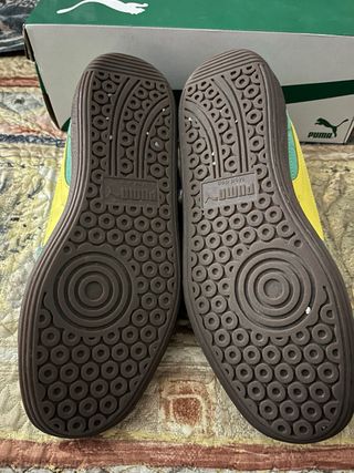 Scarpe Puma Palermo Unisex 42.5 Verde-Giallo